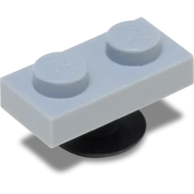 4Lw Lt Grey Tile 1X2 Jibbitz™ Charms