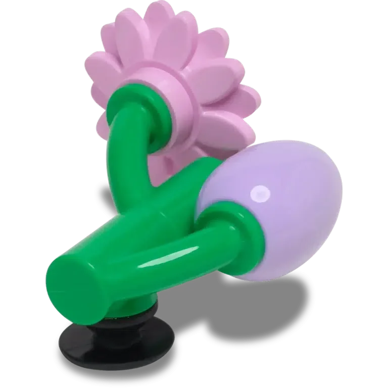 4Lw Purple Flower Bud Jibbitz™ Charms 4Lw Purple Flower Bud Jibbitz™ Charms