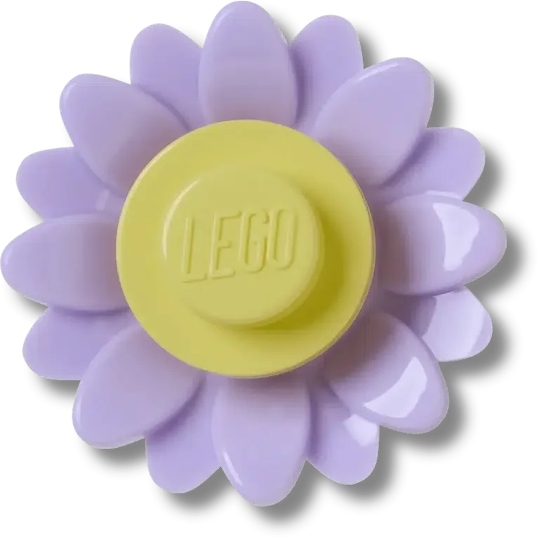 4Lw Purple Flower Jibbitz™ Charms 4Lw Purple Flower Jibbitz™ Charms
