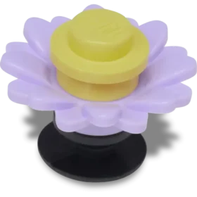 4Lw Purple Flower Jibbitz™ Charms