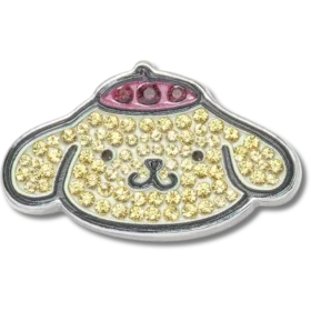 B’pompompurinXe2X84Xa2 with SwarovskiXc2Xae Crystals Jibbitz Shoe Charm’