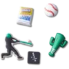 Baseball Team 5 Pack Jibbitz™ Charms