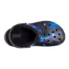 Baya Lined Fuzzy-Strap Galaxy Clogs “Black Multi”