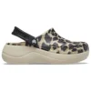 Baya Platform Animal Print Clogs “Leopard”