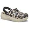 Baya Platform Animal Print Clogs “Leopard”
