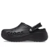 Baya Platform Lined Clog Sandals “Black”