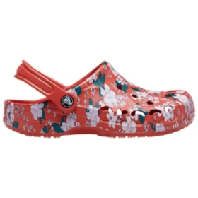 Baya Seasonal Printed Clogs “Spicy Orange White”