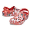 Baya Seasonal Printed Clogs “Spicy Orange White”