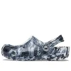 Beach Marble Unisex Black White Sandals “Black White”