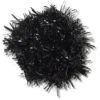 Black Tinsel Pom Jibbitz™ Charms