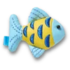 Blue and Gold Sparkle Fish Jibbitz™ Charms