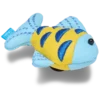 Blue and Gold Sparkle Fish Jibbitz™ Charms