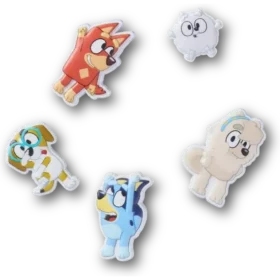 Bluey 5 Pack Jibbitz Shoe Charm