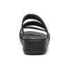 Boca Strappy Wedge Sandals “Black”