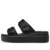 Brooklyn Croco Shine Buckle “Black”