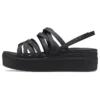 Brooklyn Strappy Black Sandals