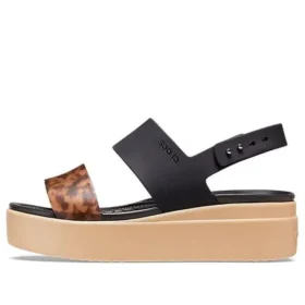 Brooklyn Tort Low Wedge “Black Brown”