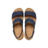Brooklyn Woven Wedge Sandals “Blue Brown”