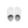 Classic Baya Lined Clog “White Grey”
