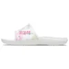 Classic Bleach Dye Slides “White Pink”