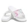 Classic Bleach Dye Slides “White Pink”