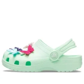 Classic Butterfly Charm Clogs “Mint”