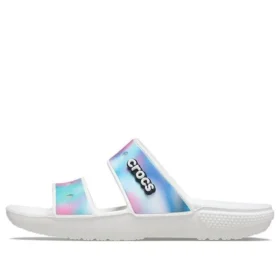 Classic Colorful Unisex Multi-Color White Sandals