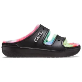 Classic Cozzzy Spray Dye Sandals “Black Multi”