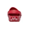 Classic Holiday Sweater Clogs “Red White”