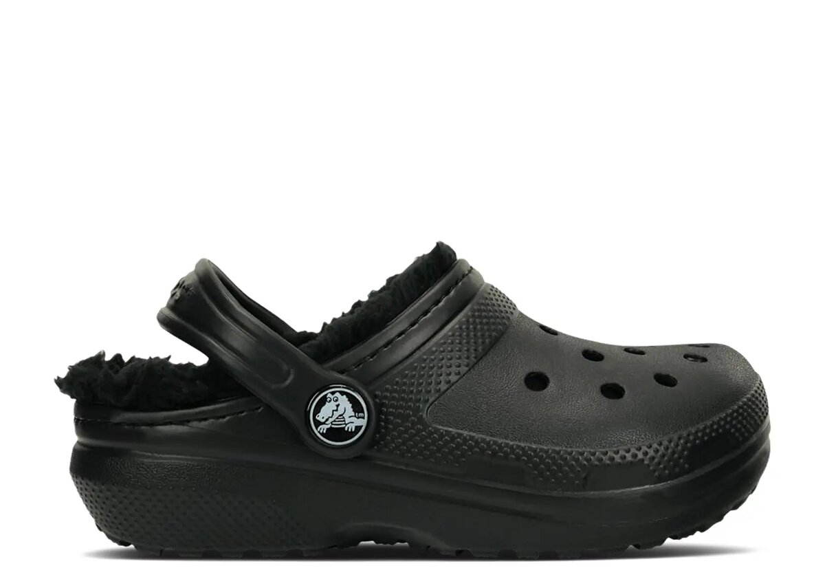 Classic Lined Clog Kids ‘Black’ Classic Lined Clog Kids ‘Black’