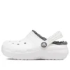 Classic Lined Clogs “White Grey”