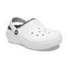 Classic Lined Clogs “White Grey”
