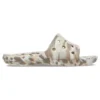 Classic Marbled Sandals “White Brown”
