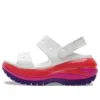 Classic Mega Crush Sandal “White Red Purple”
