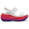 Classic Mega Crush Sandal “White Red Purple”