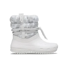 Classic Neo Puff Luxe Boots “White Grey”