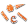 Clemson Univ 5 Pack Jibbitz™ Charms