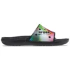 Colorful Casual Unisex Multi-Color Black Slippers