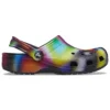 Colorful Crocs Beach Unisex Multi-Color Black Sandals