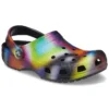 Colorful Crocs Beach Unisex Multi-Color Black Sandals