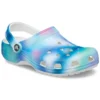 Colorful Crocs Beach Unisex Multi-Color White Sandals