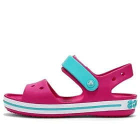 Crocband Strap Closure Sandals “Pink Blue”