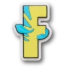Disney Character Letter F Jibbitz™ Charms Disney Character Letter F Jibbitz™ Charms