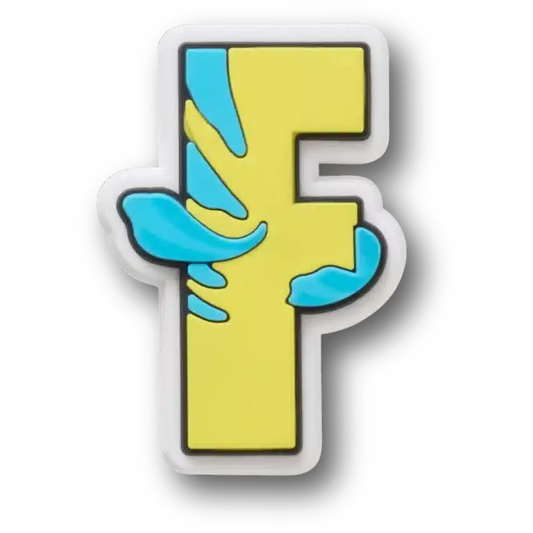 Disney Character Letter F Jibbitz™ Charms Disney Character Letter F Jibbitz™ Charms