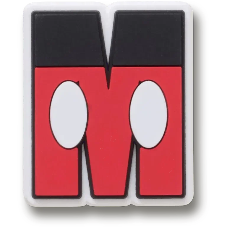 Disney Character Letter M Jibbitz™ Charms Disney Character Letter M Jibbitz™ Charms