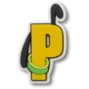 Disney Character Letter P Jibbitz™ Charms Disney Character Letter P Jibbitz™ Charms