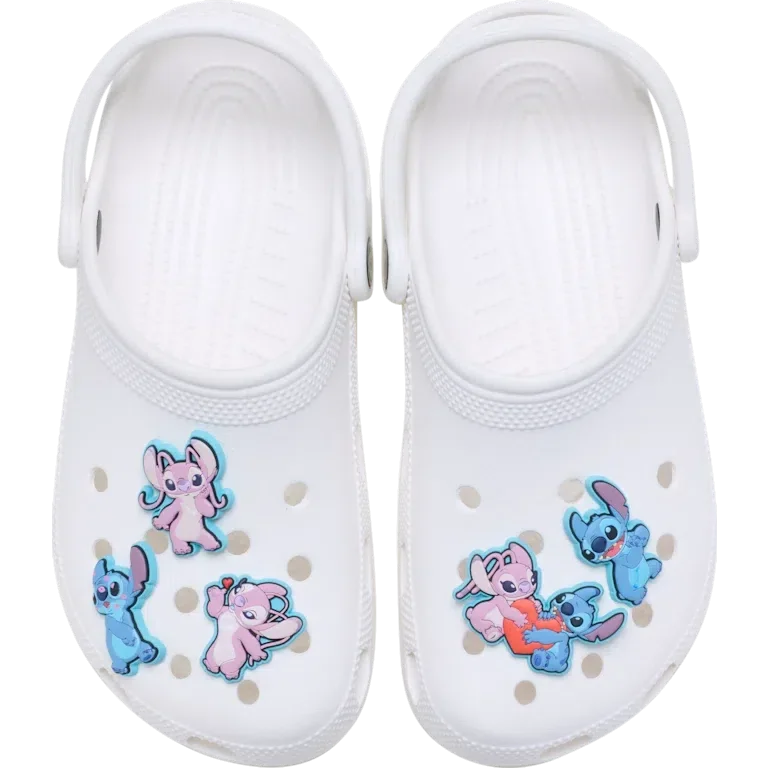 Disney Stitch & Angel 5 Pack Jibbitz Shoe Charm Disney Stitch & Angel 5 Pack Jibbitz Shoe Charm