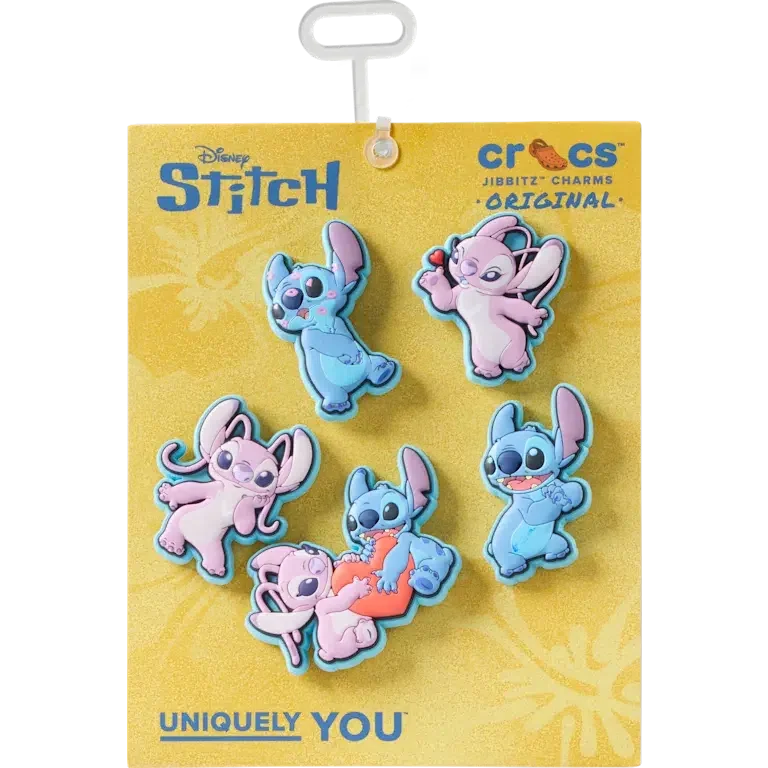 Disney Stitch & Angel 5 Pack Jibbitz Shoe Charm Disney Stitch & Angel 5 Pack Jibbitz Shoe Charm