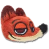 Disney Zootopia 2 Nick Wilde Plush Shoe Charm