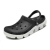 Duet Beach Sandals Black White